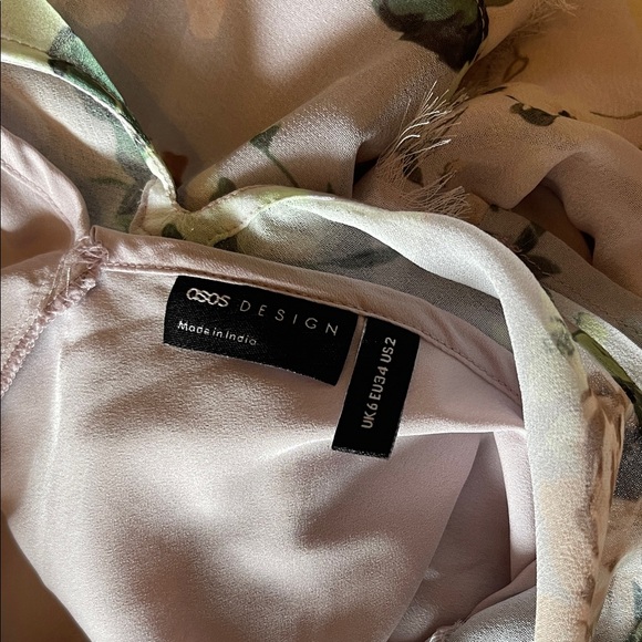 ASOS Floral Maxi Dress with Slit - Picture 4 of 4